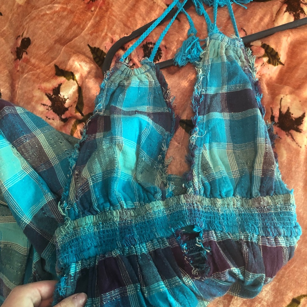 Free People Look Into the Sun Plaid Maxi Dress NWT - Picture 7 of 7